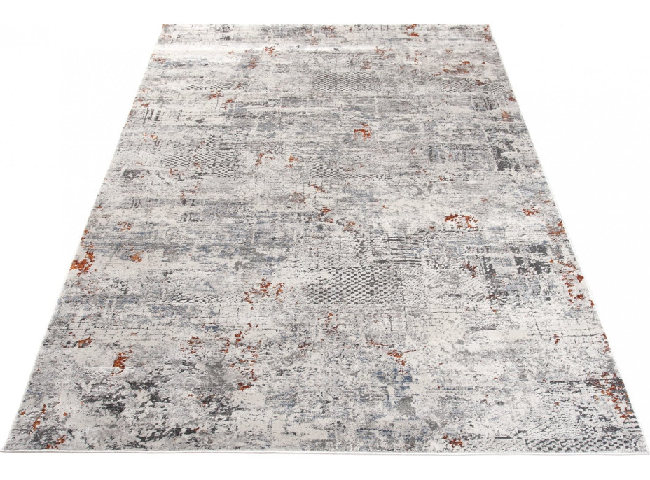 Kusový koberec FEYRUZ Print - krémový/sivý