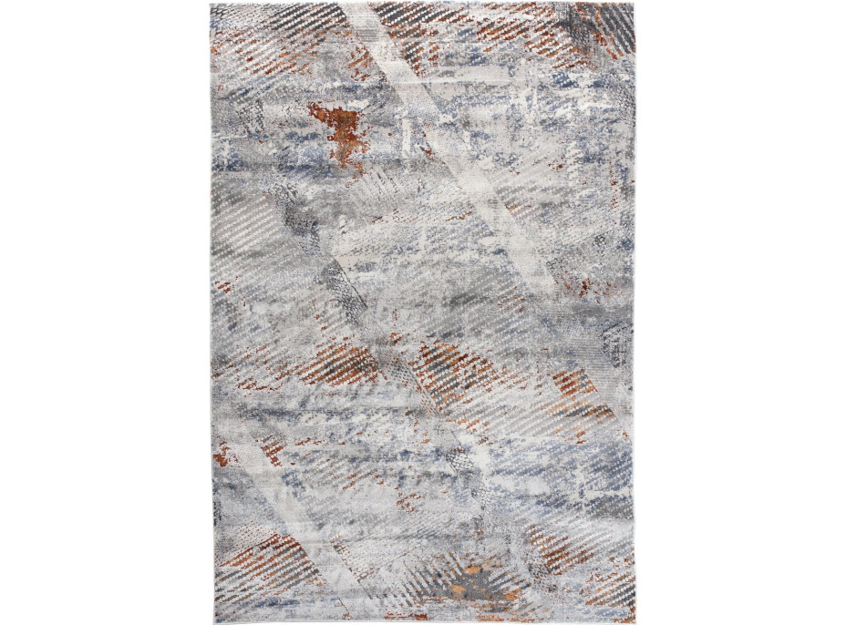Kusový koberec FEYRUZ Texture - svetlo šedý/sivý