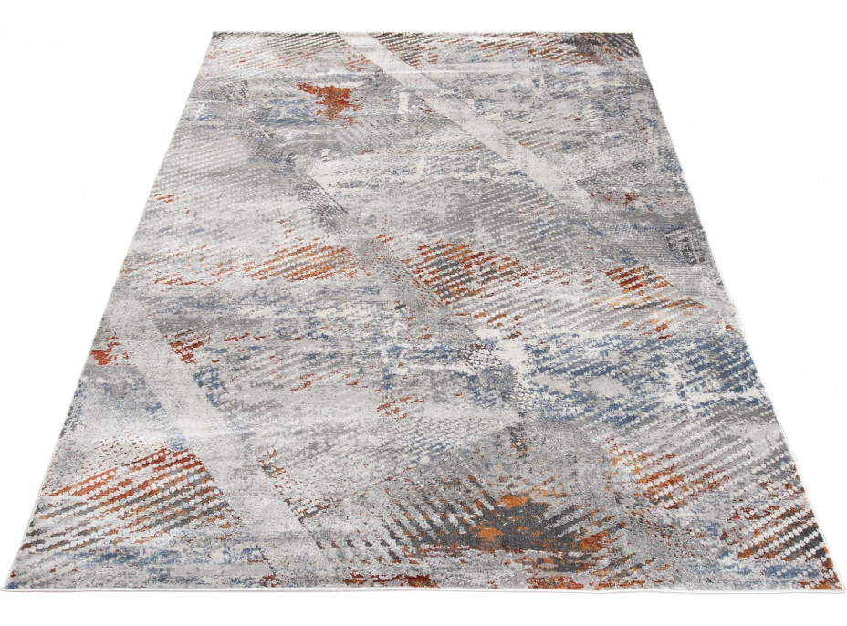 Kusový koberec FEYRUZ Texture - svetlo šedý/sivý