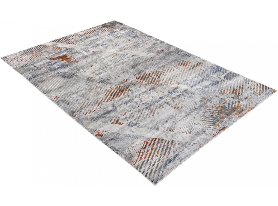 Kusový koberec FEYRUZ Texture - svetlo šedý/sivý