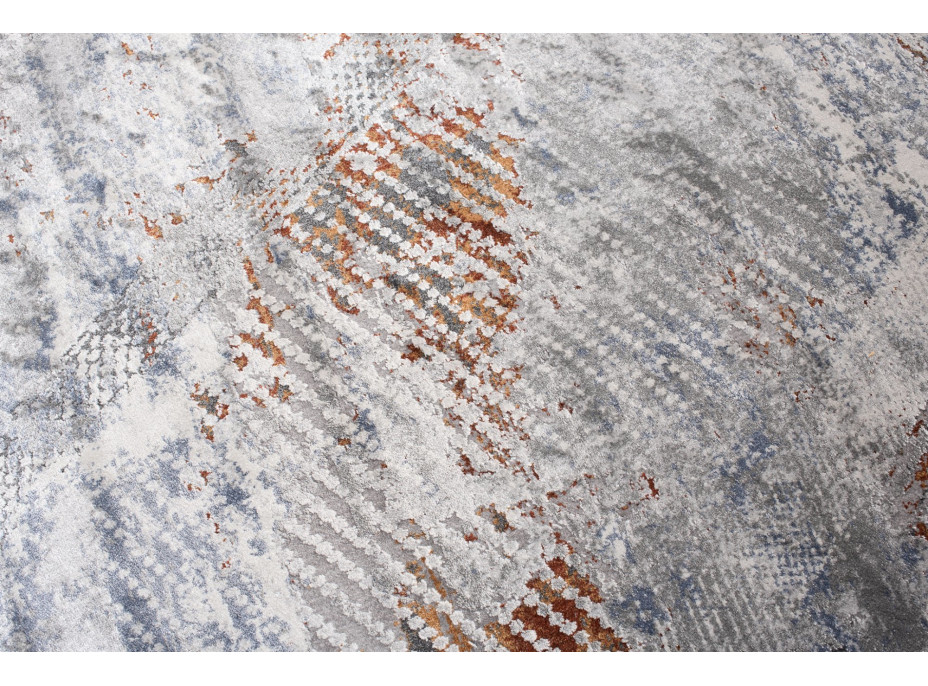 Kusový koberec FEYRUZ Texture - svetlo šedý/sivý