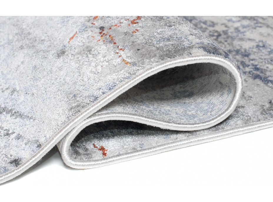 Kusový koberec FEYRUZ Texture - svetlo šedý/sivý