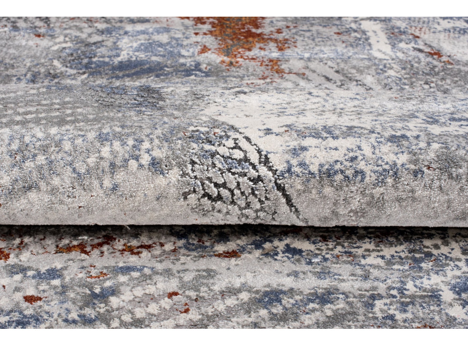 Kusový koberec FEYRUZ Texture - svetlo šedý/sivý