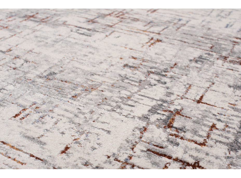 Kusový koberec FEYRUZ Scratch - krémový/sivý