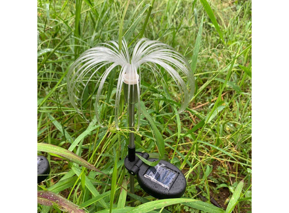 Vonkajšie solárne LED osvetlenie PALMA 80 cm - mulicolor