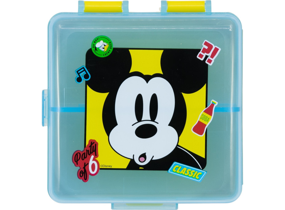 STOR Štvorcový Multi Box na desiatu Mickey Mouse