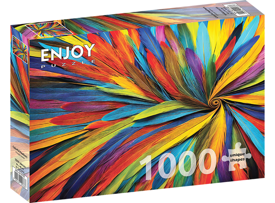 ENJOY Puzzle Farebné perie 1000 dielikov