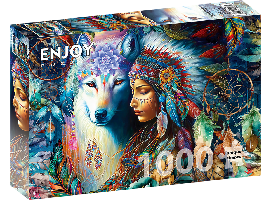 ENJOY Puzzle Domorodá princezná 1000 dielikov