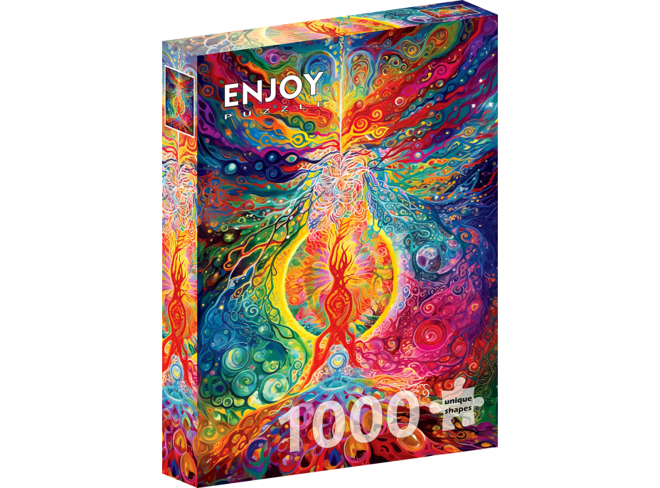 ENJOY Puzzle Epicentrum dúhy 1000 dielikov