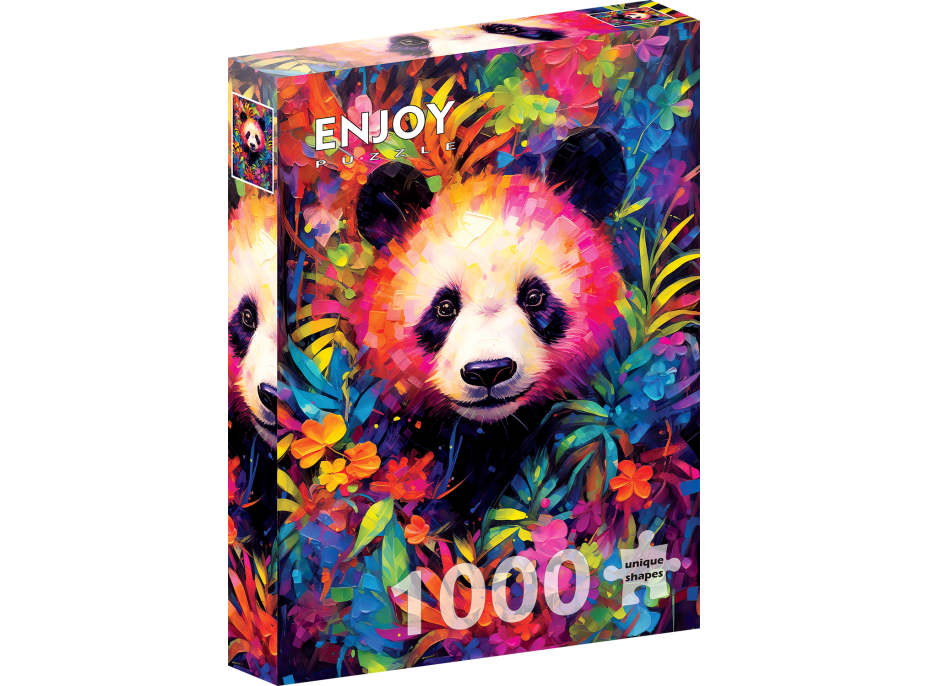 ENJOY Puzzle Hravé pandie mláďa 1000 dielikov