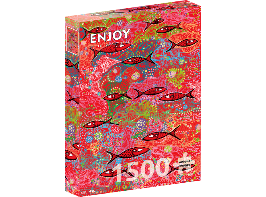 ENJOY Puzzle Sýto červená 1500 dielikov