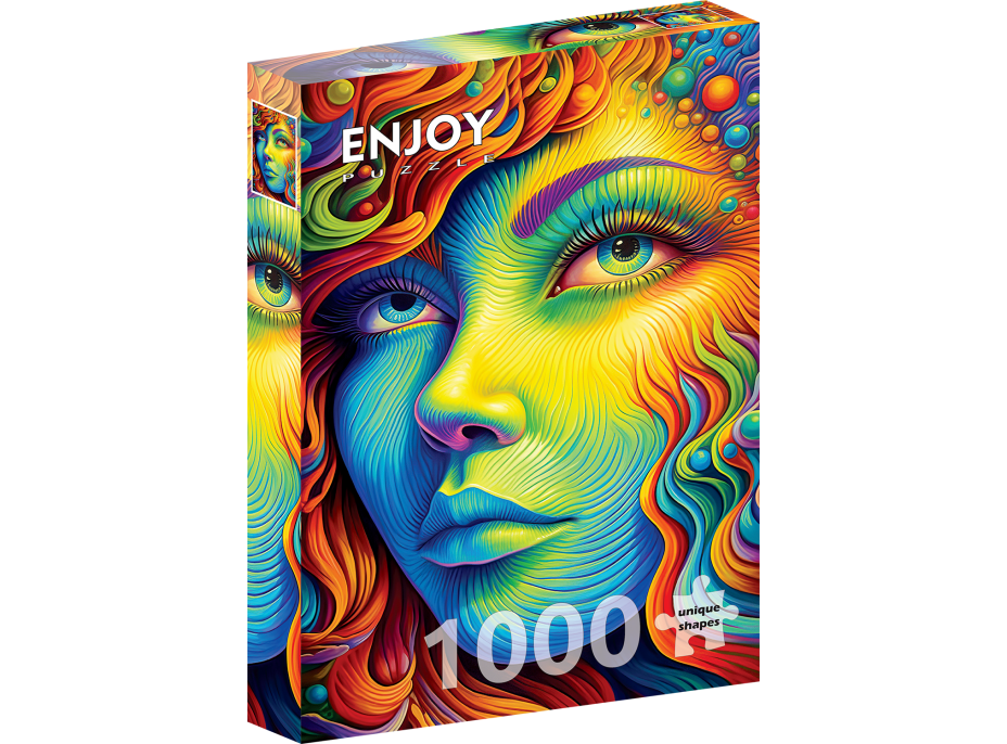 ENJOY Puzzle Maľovaná slečna 1000 dielikov