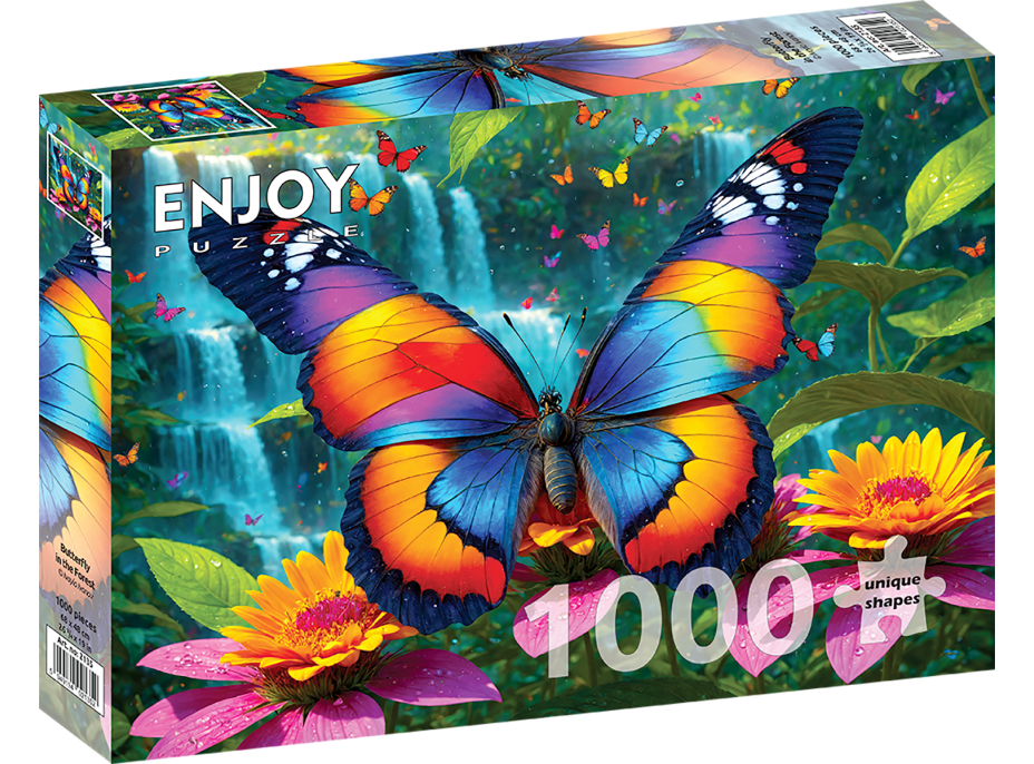 ENJOY Puzzle Motýľ v lese 1000 dielikov