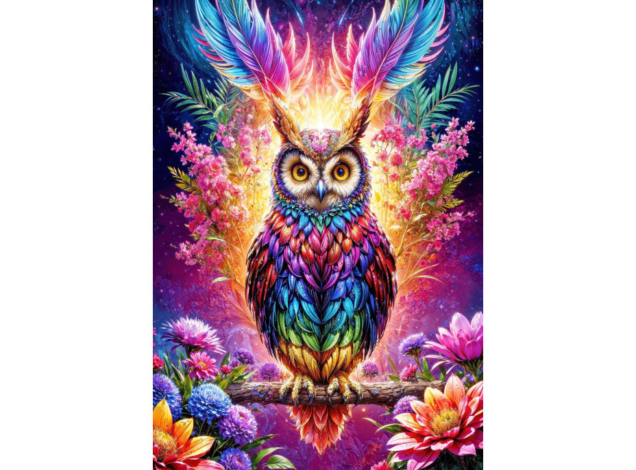 ENJOY Puzzle Neónová sova 3000 dielikov