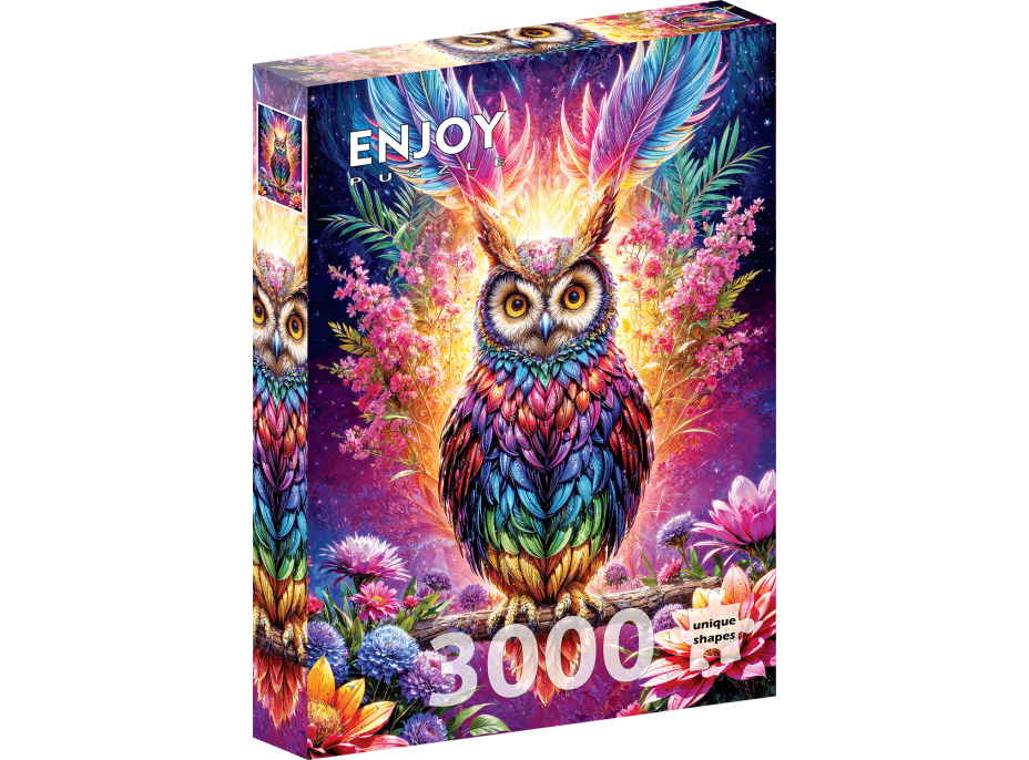 ENJOY Puzzle Neónová sova 3000 dielikov