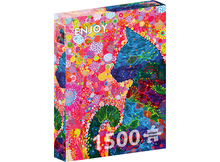 ENJOY Puzzle Túlavá mačka 1500 dielikov