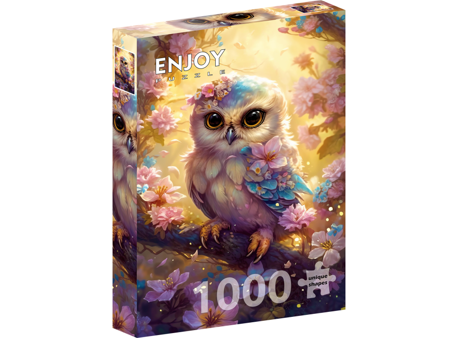 ENJOY Puzzle Roztomilá malá sovička 1000 dielikov