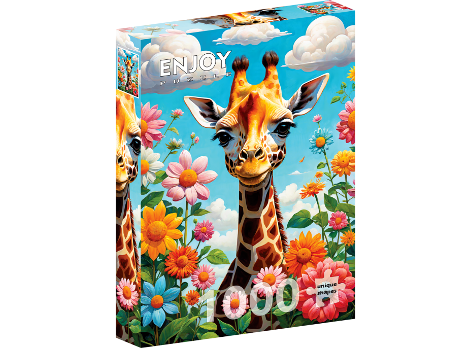 ENJOY Puzzle Roztomilá žirafka 1000 dielikov
