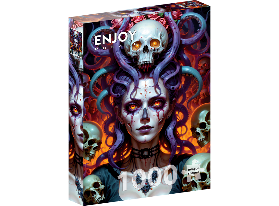 ENJOY Puzzle Temná čarodejnica 1000 dielikov
