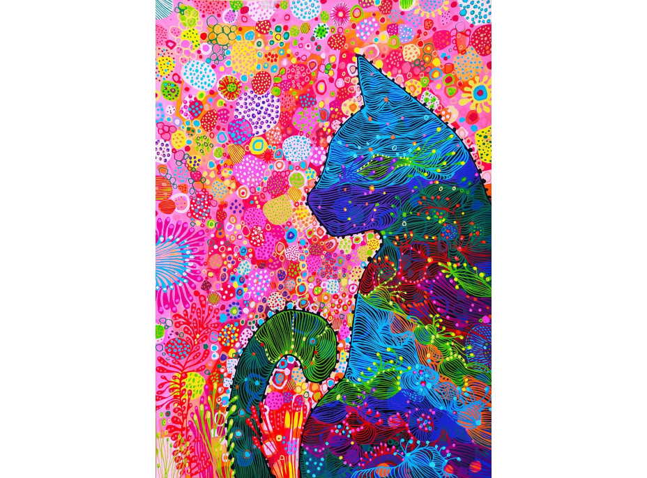 ENJOY Puzzle Túlavá mačka 3000 dielikov