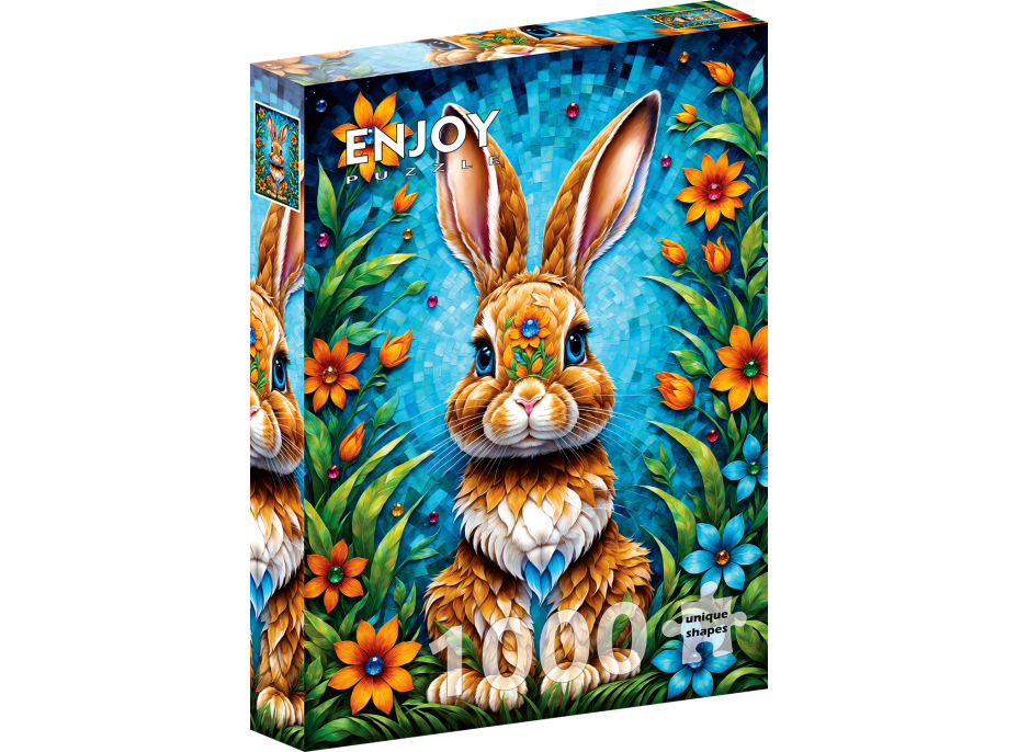 ENJOY Puzzle Záhradný zajačik 1000 dielikov