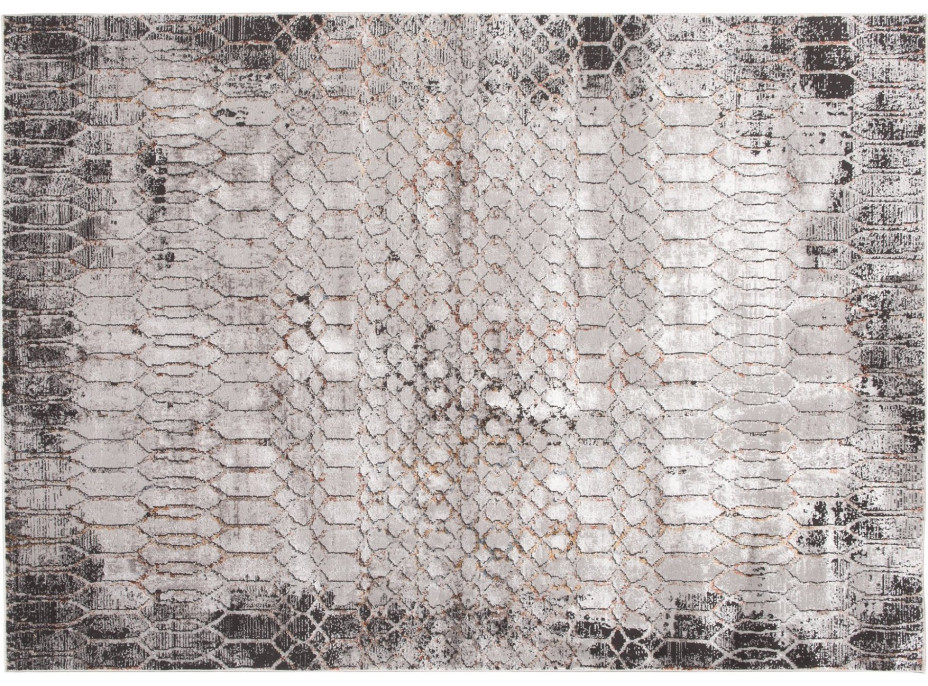 Kusový koberec CHARLESTON Net - šedý