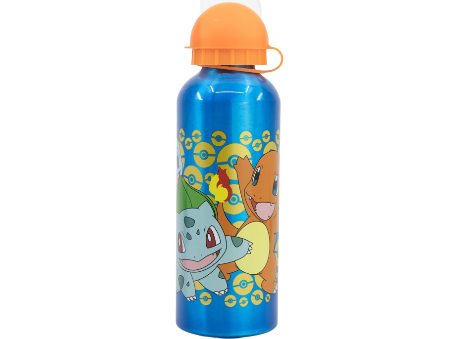 STOR Fľaša na pitie hliníková Pokémon 530 ml