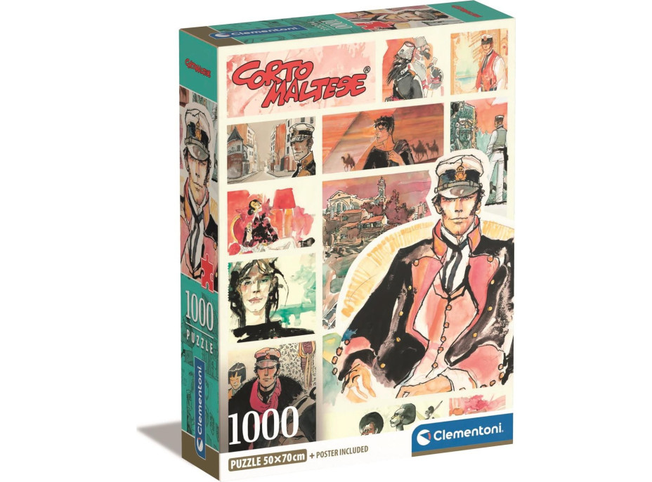 CLEMENTONI Puzzle Corto Maltese: Ďaleká cesta 1000 dielikov