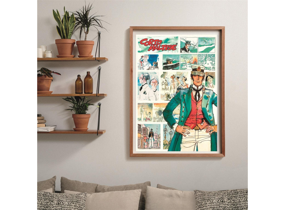 CLEMENTONI Puzzle Corto Maltese: Dobrodružný námorník 1000 dielikov