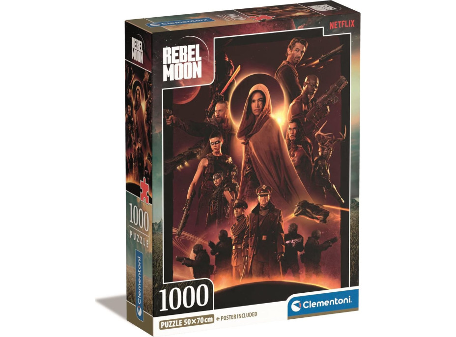 CLEMENTONI Puzzle Rebel Moon: Vesmírna sága 1000 dielikov