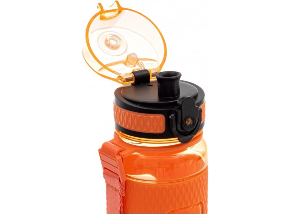 ASTRA Zdravá fľaša na vodu Aqua Pure 400 ml oranžová