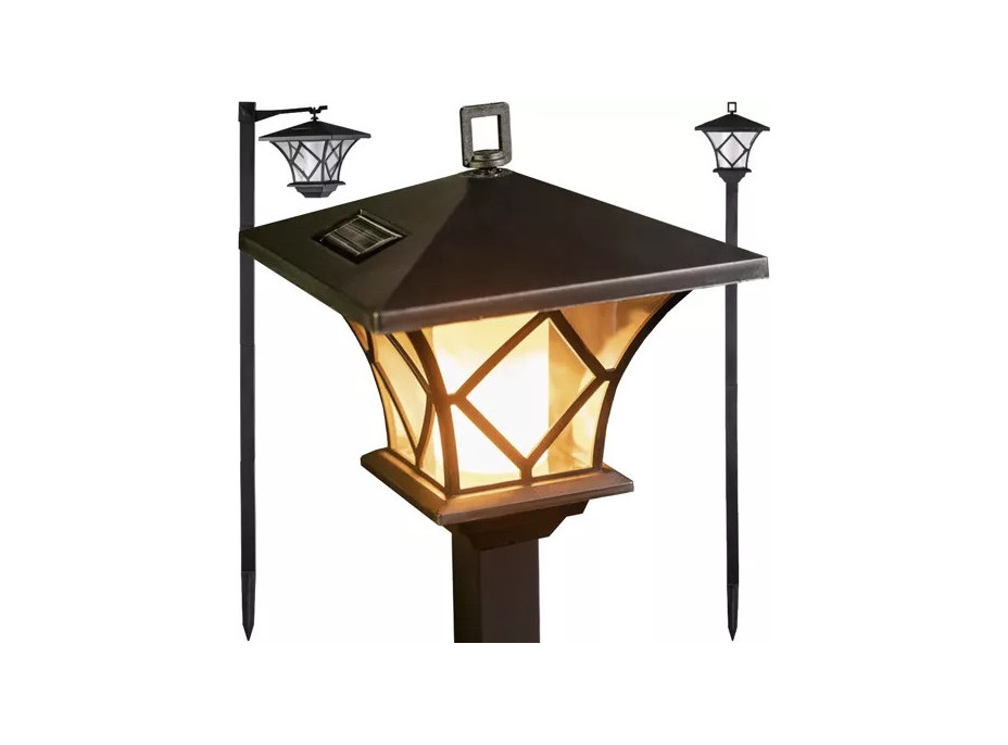 Solárna záhradná lampa - lampáš