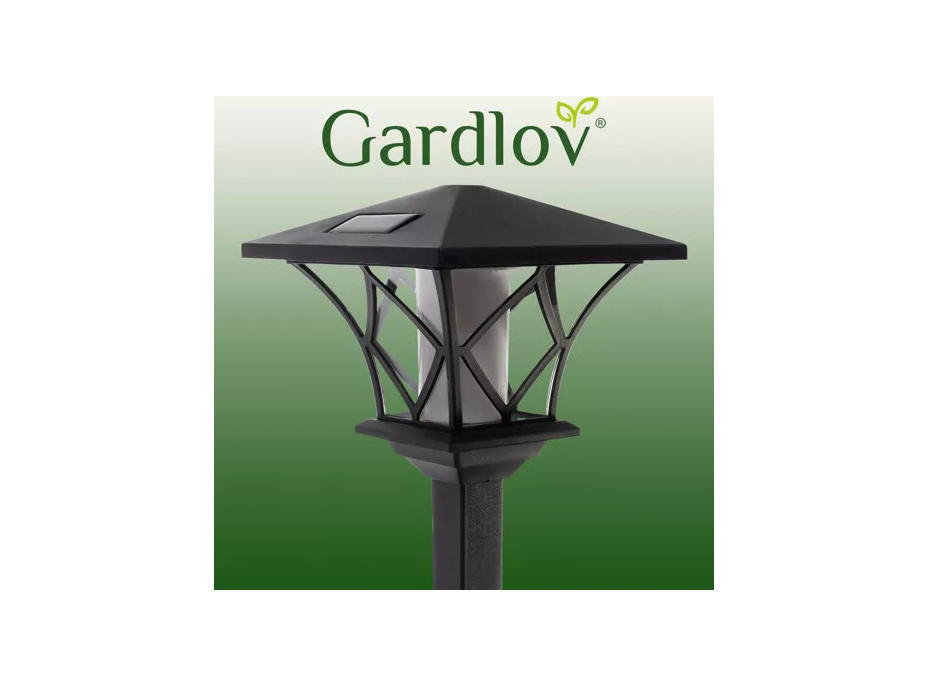 Solárna záhradná lampa - lampáš