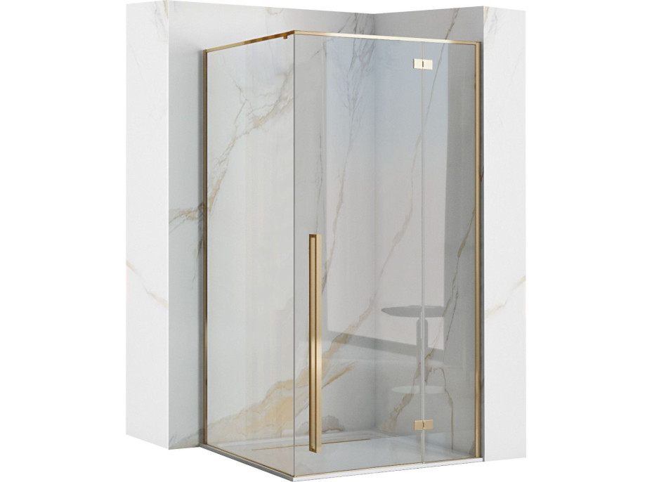 (KÓPIA) Sprchovací kút REA FARGO 80x100 - zlatý