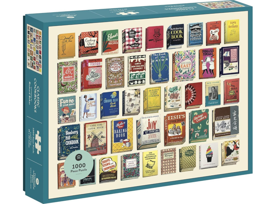 PRINCETON ARCHITECTURAL PRESS Puzzle Klasické kuchárky 1000 dielikov