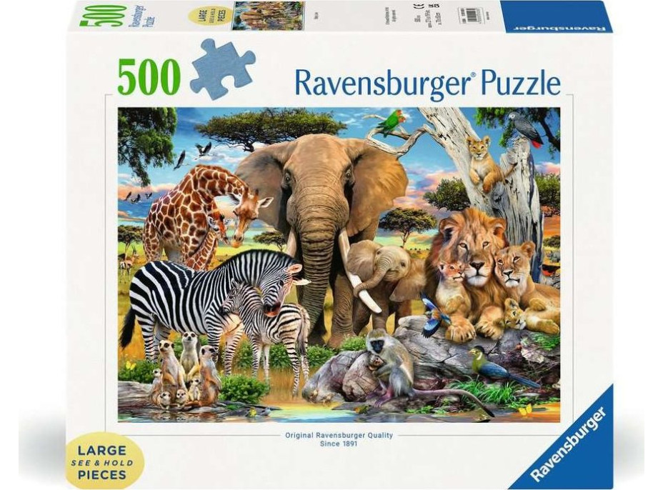 RAVENSBURGER Puzzle Materská láska XXL 500 dielikov