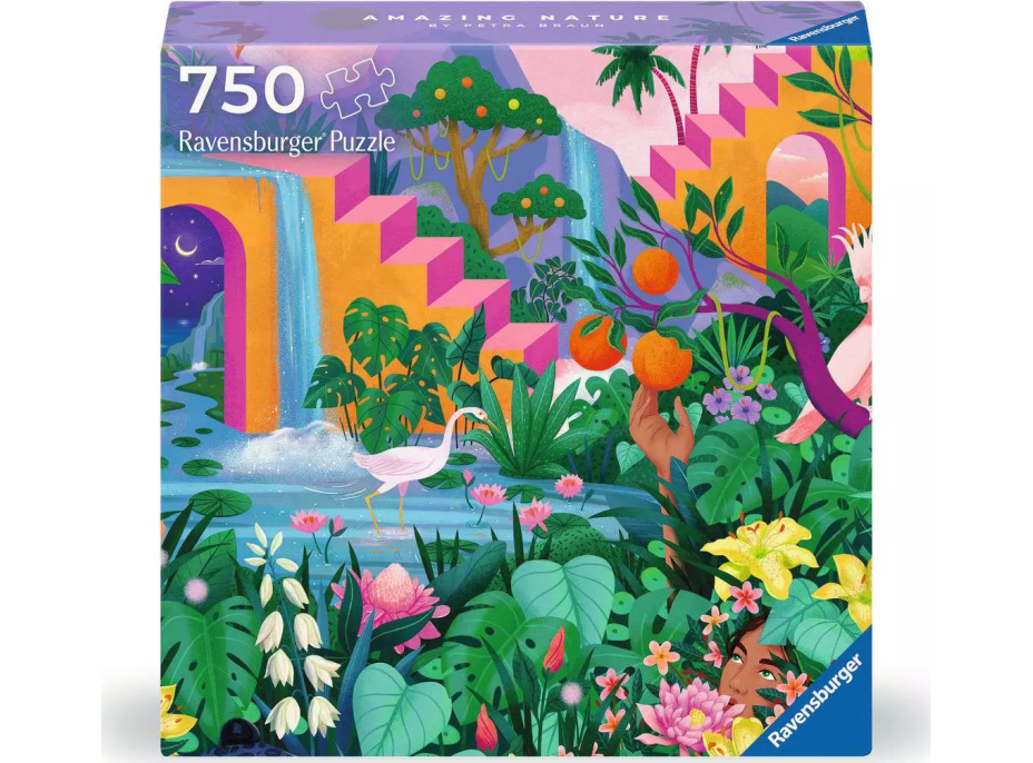 RAVENSBURGER Štvorcové puzzle Art & Soul: Úžasná príroda 750 dielikov