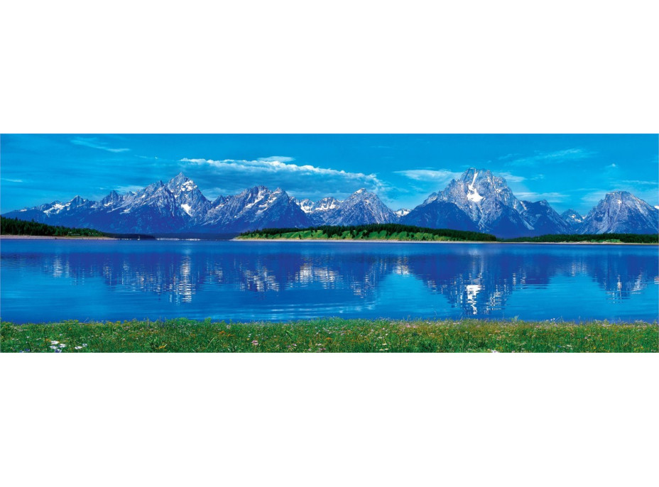 MASTERPIECES Panoramatické puzzle Grand Tetons National Park, Wyoming 1000 dielikov