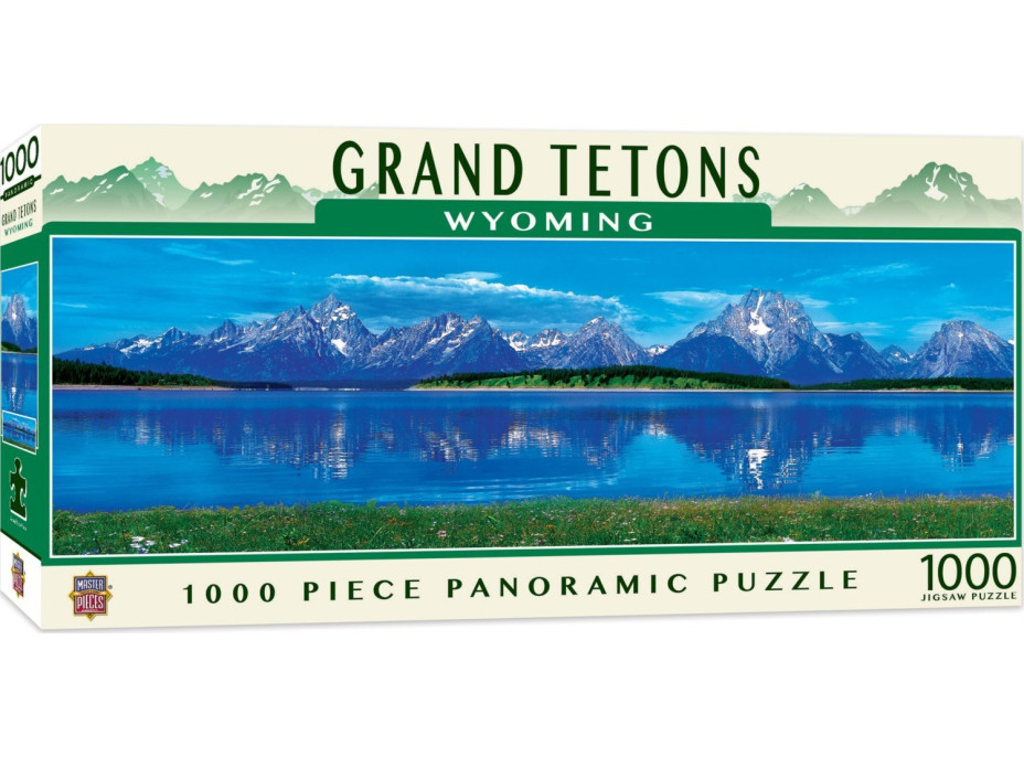 MASTERPIECES Panoramatické puzzle Grand Tetons National Park, Wyoming 1000 dielikov