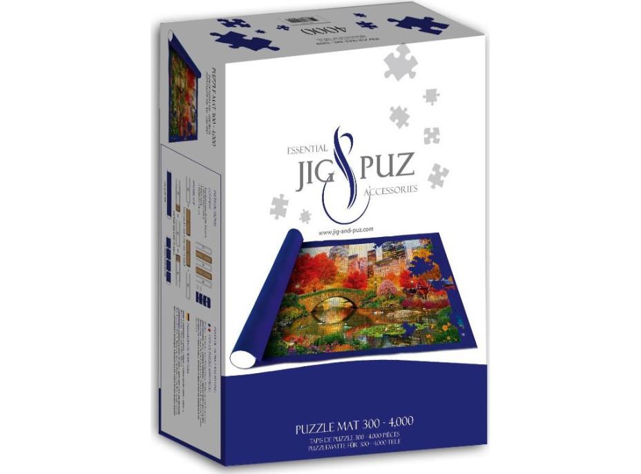 JIG&PUZ Rolovacia podložka na puzzle 300-4000 dielikov (150x120 cm)