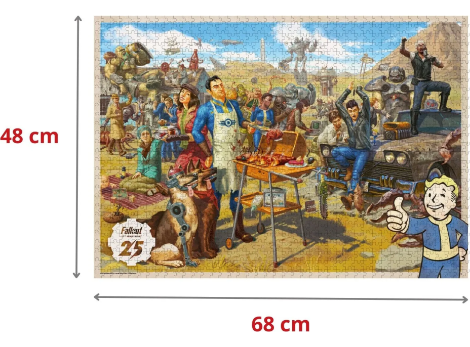 GOOD LOOT Puzzle Fallout: 25. výročie 1000 dielikov
