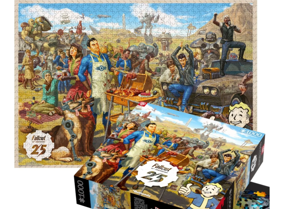 GOOD LOOT Puzzle Fallout: 25. výročie 1000 dielikov