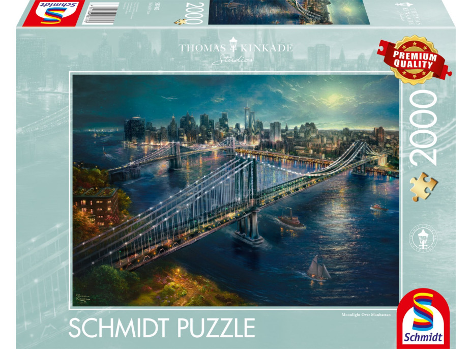 SCHMIDT Puzzle Mesiac nad Manhattanom 2000 dielikov