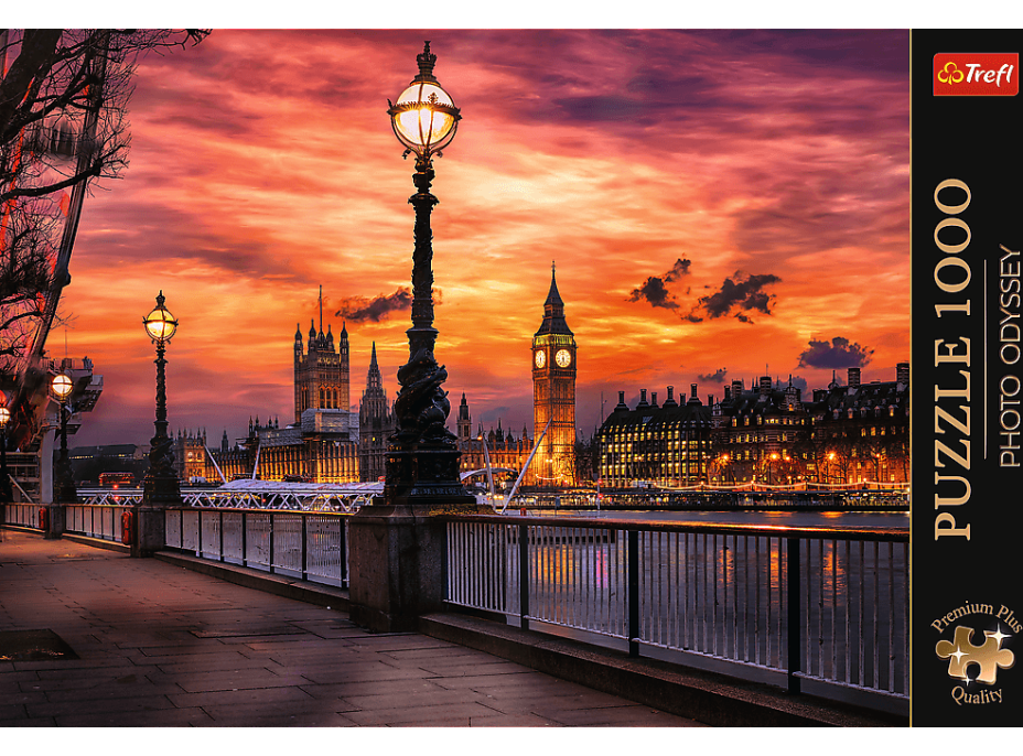 TREFL Puzzle Premium Plus Photo Odyssey: Big Ben, Londýn 1000 dielikov