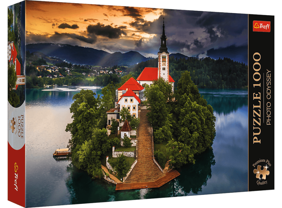 TREFL Puzzle Premium Plus Photo Odyssey: Bledské jazero 1000 dielikov