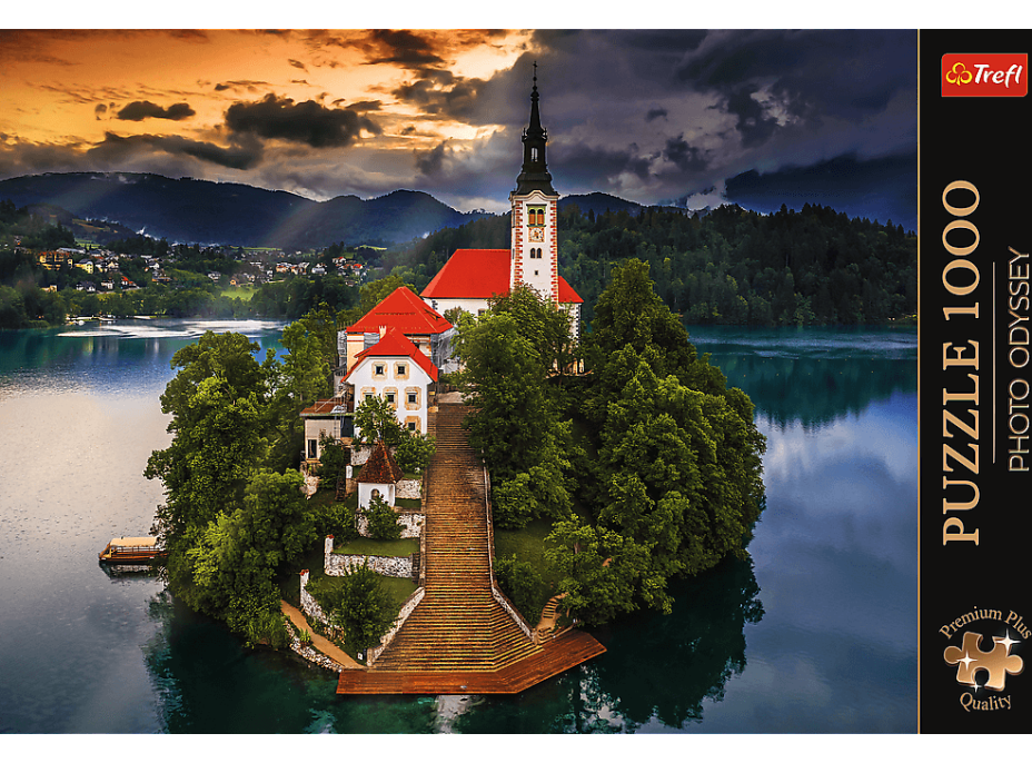 TREFL Puzzle Premium Plus Photo Odyssey: Bledské jazero 1000 dielikov