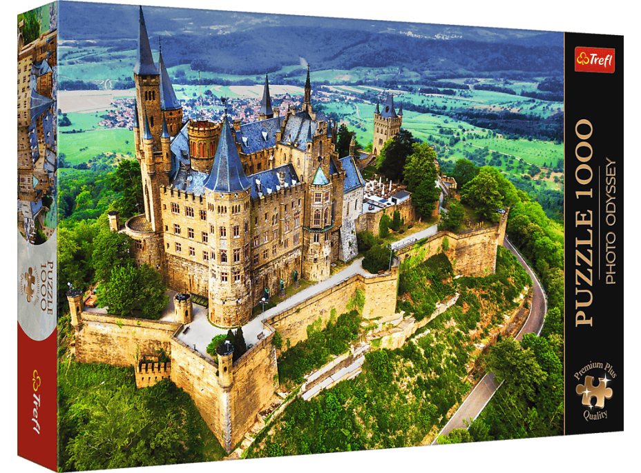 TREFL Puzzle Premium Plus Photo Odyssey: Hrad Hohenzollern, Nemecko 1000 dielikov