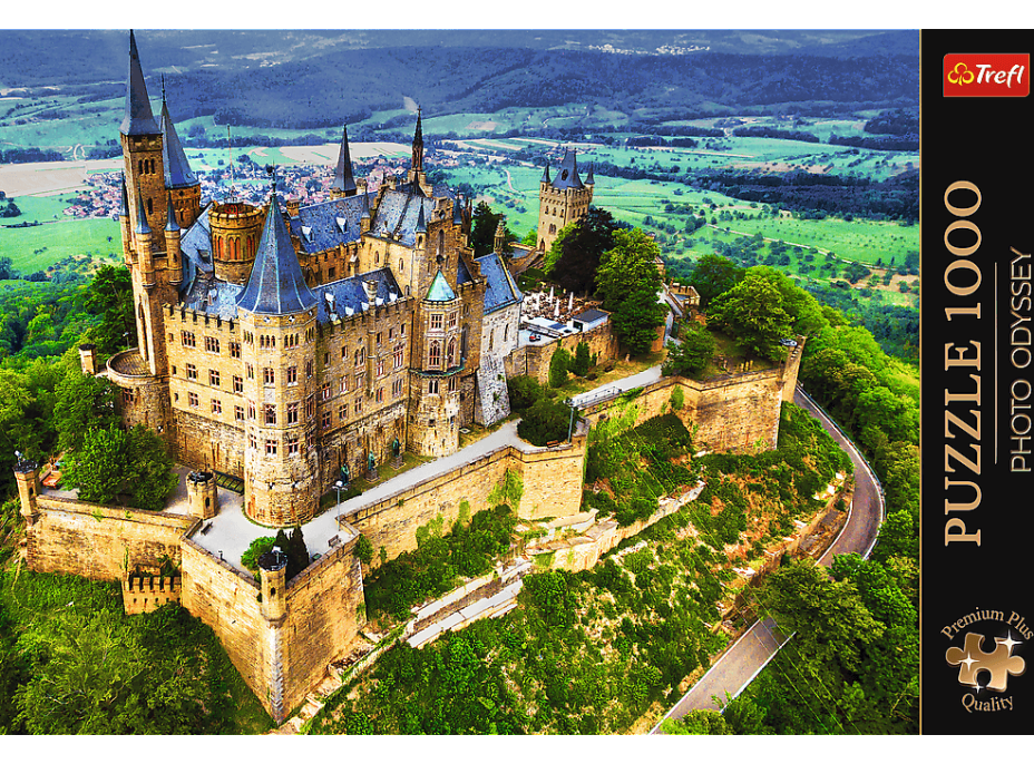 TREFL Puzzle Premium Plus Photo Odyssey: Hrad Hohenzollern, Nemecko 1000 dielikov