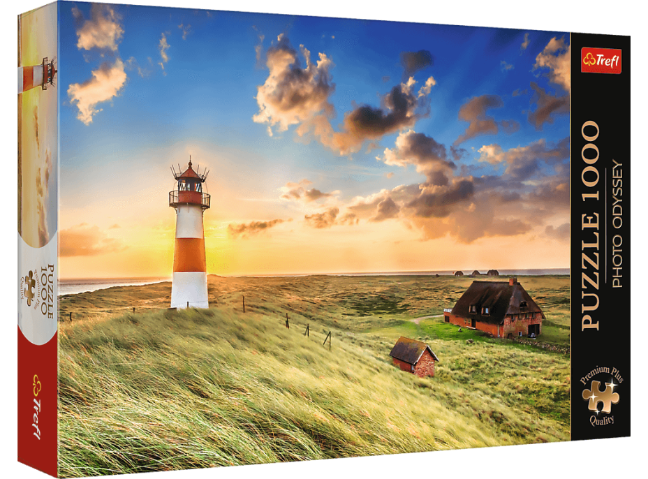 TREFL Puzzle Premium Plus Photo Odyssey: Maják Ost na ostrove Sylt 1000 dielikov