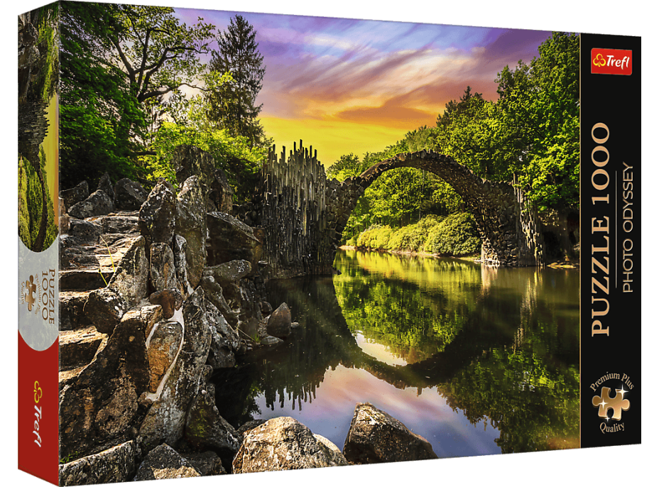 TREFL Puzzle Premium Plus Photo Odyssey: Rakotzov most v Kromlau 1000 dielikov